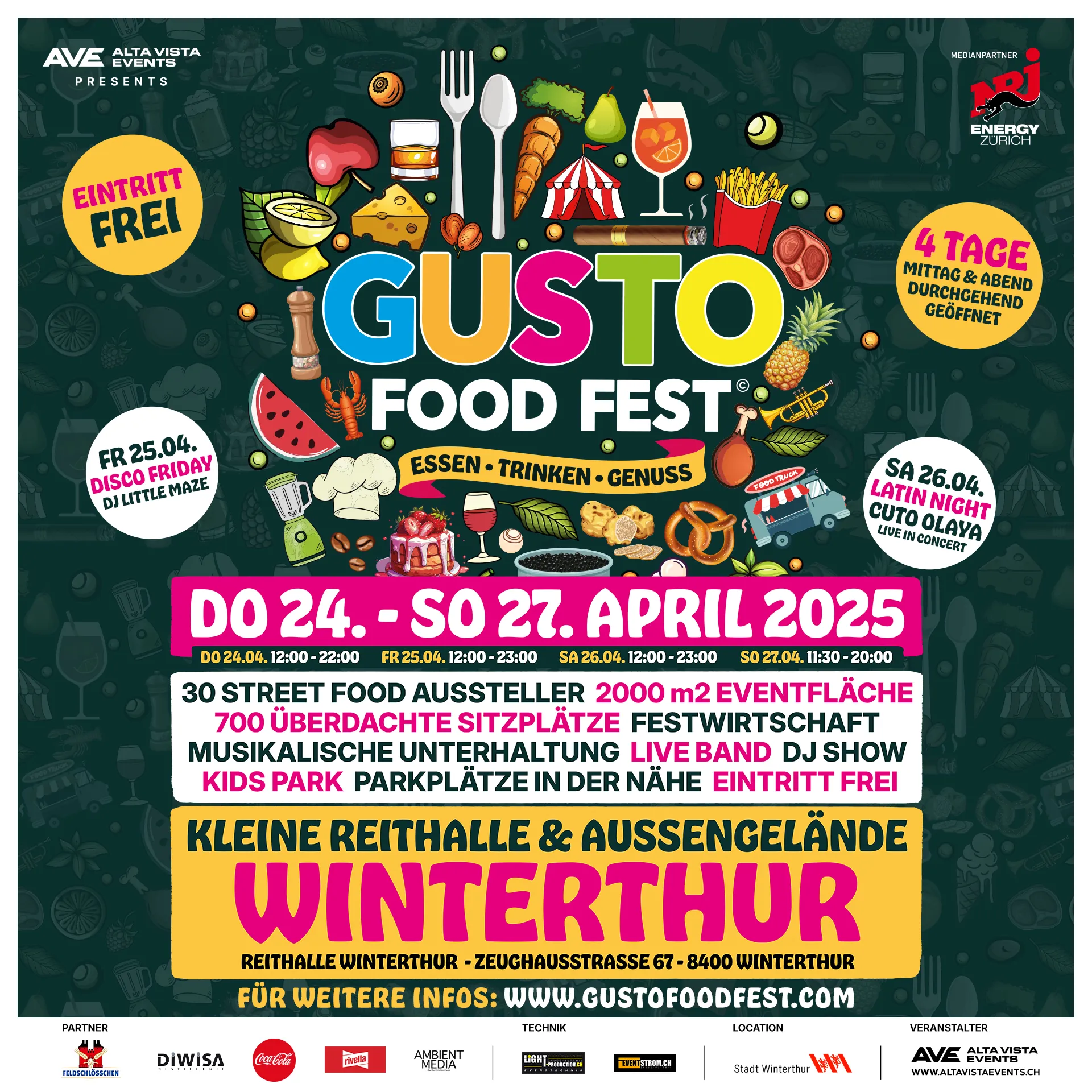 GUSTO FOOD FEST| Essen • Trinken • Genuss Gusto Food Fest | Winterthur